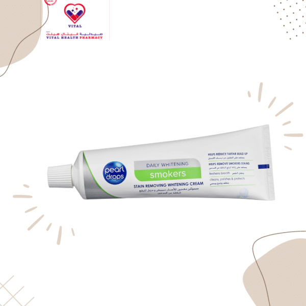 Pearl Drops Smokers Stain Removing Whitening Gel is a dental health formula specially developed for smokers. It contains micro-polishers which effectively but gently help remove nicotine, food and drink stains, and plaque, and help restore teeth to their natural whiteness and shine