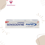 Why choose sensodyne rapid action whitening toothpaste?Sensodyne rapid action toothpaste contains fluoride for cavity protection, and also provides relief for sensitive teeth.
