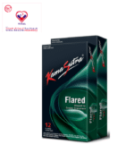 Shaped for greater enjoyment. Wide sized tip Flare up the passion with Kama sutra Flared Condoms. They have extra headroom to allow greater sensitivity for you and extra stimulation for her.