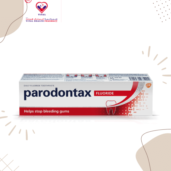 Parodontax is specially formulated for excellent plaque removal. Parodontax cleans teeth by aiding plaque removal and so helps stop bleeding gums.