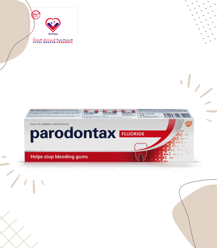 Parodontax is specially formulated for excellent plaque removal. Parodontax cleans teeth by aiding plaque removal and so helps stop bleeding gums.