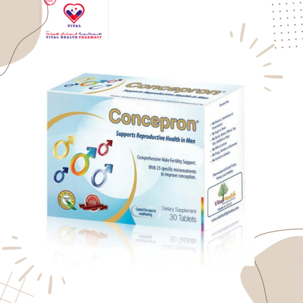 Concepron incorporates the role of 25 active micronutrients including specific antioxidants which affect sperm count, sperm motility and sperm morphology.