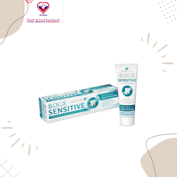 The whitening toothpaste formula for sensitive teeth is based on the building blocks of tooth enamel. Rocs sensitive repair whitening whitening toothpaste highly effective formulation helps quickly reduce tooth sensitivity.