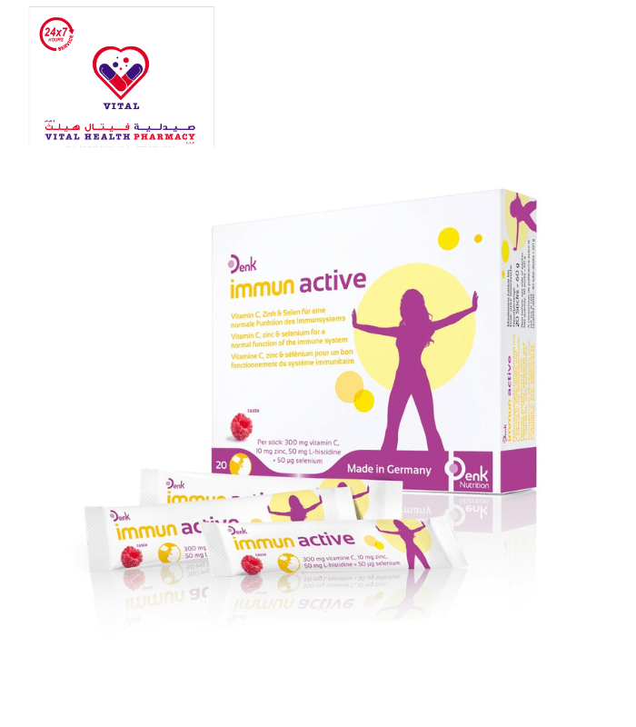 Strengthens immune system: immune active think combines important nutrients in one stick: vitamin C, zinc, L-histidine and selenium. Vitamin C, zinc and selenium help to protect cells from oxidative stress and support normal functioning of the immune system