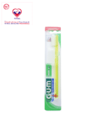 Gum Classic Tooth Brush effectively removes plaque, a leading cause of cavities and gum diseases. Patented Dome-Trim bristle profile, clinically proven to provide exceptional plaque removal and reduce gingival inflammation.