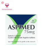 Aspimed Tablet is used for Blood thinning in heart disease and stroke, Risk of stroke, Headache, Fever, Pain, Nerve pain, Rheumatic fever, Rheumatoid arthritis, Pericarditis, Kawasaki disease and other conditions.