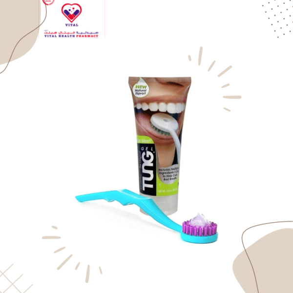 DESIGNED BY A DENTIST TO REMOVE THE CAUSE OF BAD BREATH: Dental research proves that 90% of bad breath microbes lives on the tongue, and the only way to effectively remove it is manually. The TUNG Brush is designed to break through the sticky tongue plaque and penetrate the nooks and crannies of the tongue where microbes hide, so your mouth will feel noticeably cleaner. The Original TUNG Gel: TUNG gel contains Zinc, which naturally and safely eliminates bad breath.