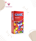 Add a little passion with these delicious fruity condom Carex Sensation Colors Condoms 12'S • Carex Condoms - Sensation Assorted Colors are a mixture of colors and flavors for extra passion which include succulent banana, strawberry, grape, orange, apple, and blackcurrant.