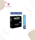 MOODS Allnight condoms provide a thrilling night by including a specially developed stimulant for prolonged pleasure and heightened satisfaction. MOODS condoms are made of natural rubber latex and are 100% electronic tested for safety. Explore intriguing versions and store them in a cool, dry area to protect them from rain,