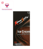 Kamasutra Ice cream flavoured Condoms add a bit of fun to your sex life. They consist of four different flavours, are made from high quality natural rubber and lubricated with a gentle, non spermicidal lubricant.