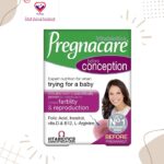 Pregnacare conception expert nutrition for when trying for a baby with Zinc which is scientifically proven to contribute to normal fertility and reproductive, contains folic acid, inositol, Vits.D and B12, L-Arginine. Supplemental folic acid intake increases maternal folate status