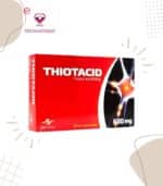 Thiotacid tablets is a food supplement containing thioctic acid (alpha lipoic acid) used for the maintenance of healthy nerves.