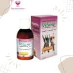 Vitane Liquid 200 ml For all round development of growing children. Growth and appetite tonic. Excellent orange flavor. Unique combination of Vitamins + L-Lysine + Minerals .Vitane Liquid provides the essential nutrients that typically meet the nutritional requirements of growing kids. It promotes growth by supplementing the nutritional deficiencies and optimizing the biological needs of cells, tissue