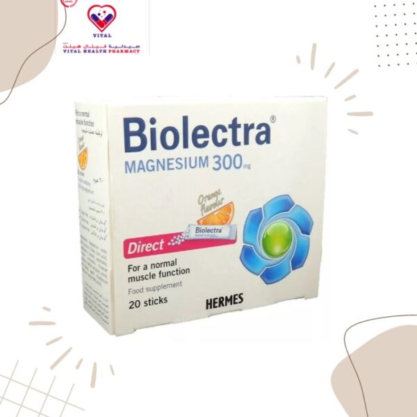 Biolectra is indicated for irritability, sleep disorders, headaches, stress, menopause, premenstrual syndrome, painful menses, abdominal cramps, constipation, cramps in the legs