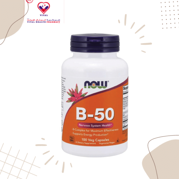 Nervous System Health B-50 Caps provide a full complement of B-Vitamins plus Choline and Inositol. These vitamins work to support energy