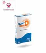 Quest D 10000 IU is a high potency vitamin D supplement providing 10,000 iu of vitamin D3 per tablet. This tablet is recommended after a blood test has confirmed a deficiency or insufficiency and should be taken under the instruction and supervision of a doctor or qualified health professional.