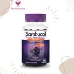 Stay healthy with powerful immune support from Sambucol Black Elderberry Advanced Immune Gummies.* These delicious gummies are made from 3,400mg of premium Haschberg black elderberries (Sambucus nigra) per max serving plus Vitamin C and Zinc. Pectin-based, vegan friendly, and made with and only 1 g of pure cane sugar per gummy. Made for adults and children ages 4 and up.