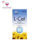 L-Cet Oral Solution works by blocking a certain natural substance (histamine) that the body makes during allergic reactions.