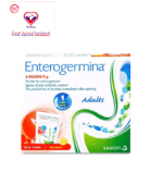 Enterogermina Sachet is a probiotic medicine that helps to relieve diarrhea caused by the imbalance of good and bad intestinal bacteria in the gut. It works by restoring the balance of the good bacteria in the intestines and gently treating and preventing tummy upsets caused by a disturbance in the natural friendly bacteria in the intestines.