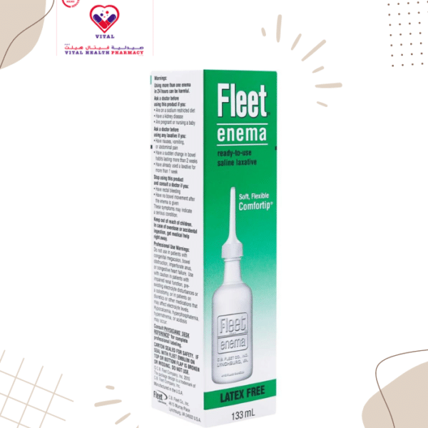 Fleet Enema for Constipation Relief & Bowel Cleansing