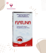 Flatuna Tablets are composed of an outer layer of Simethicone 80 mg for gastric release and an inner layer of Charcoal 250 mg for intestinal release.