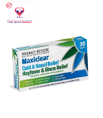 Cold, Nose/Hay Fever and Sinus Relief is a patented antihistamine and decongestant combination for the relief of hay fever, sneezing, itchy eyes, watery eyes, and stuffy or runny nose.