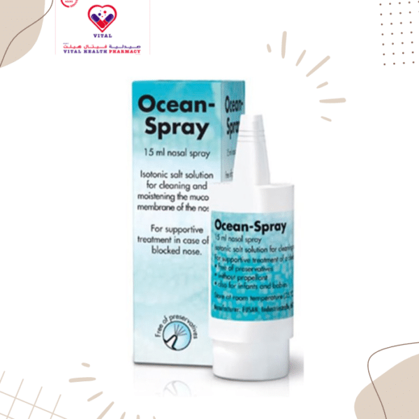 Ocean-Spray Nasal Spray is used to treat dryness inside the nose (nasal passages). It helps add moisture inside the nose to dissolve and soften thick or crusty mucus