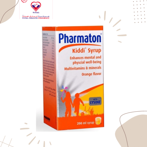 Pharmaton Kiddi Health is a liquid supplement suitable for both adults and children. It can be taken when a person has a poor appetite or during short periods of illness.
