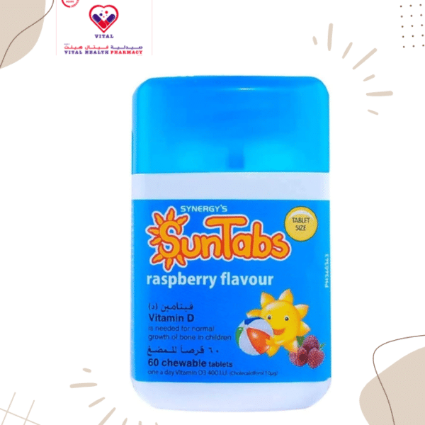 Vitamin d3 chewable tablet specially formulated for children(3 years and above). Each chewable tablet provides 400 IU of vitamin d3.