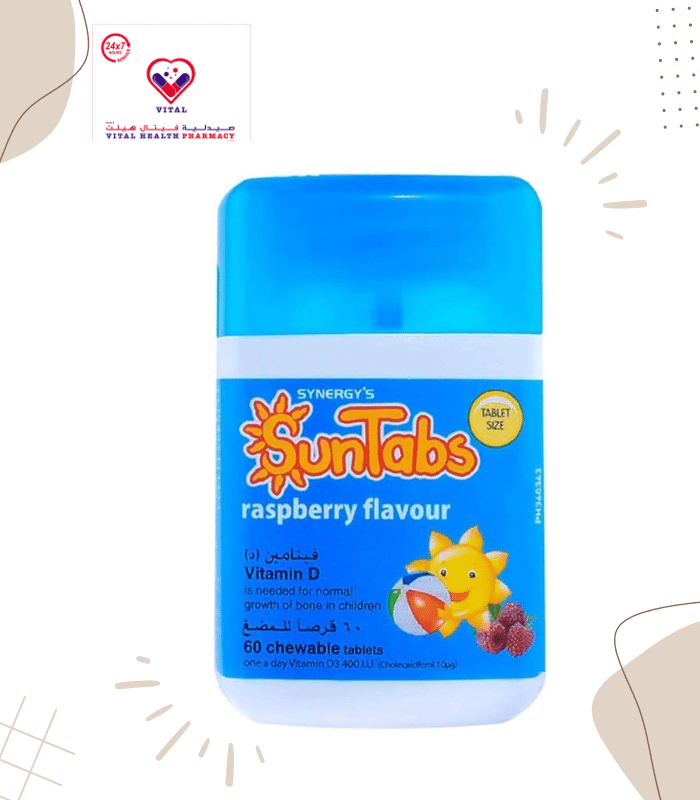 Vitamin d3 chewable tablet specially formulated for children(3 years and above). Each chewable tablet provides 400 IU of vitamin d3.