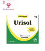 This product is formulated to provide relief from painful burning symptoms of urinary tract infections caused due to the urine’s acidic state. Urisol Effervescent Granules aids in relieving those burning sensations and allows for passing urine with minimal discomfort or pain