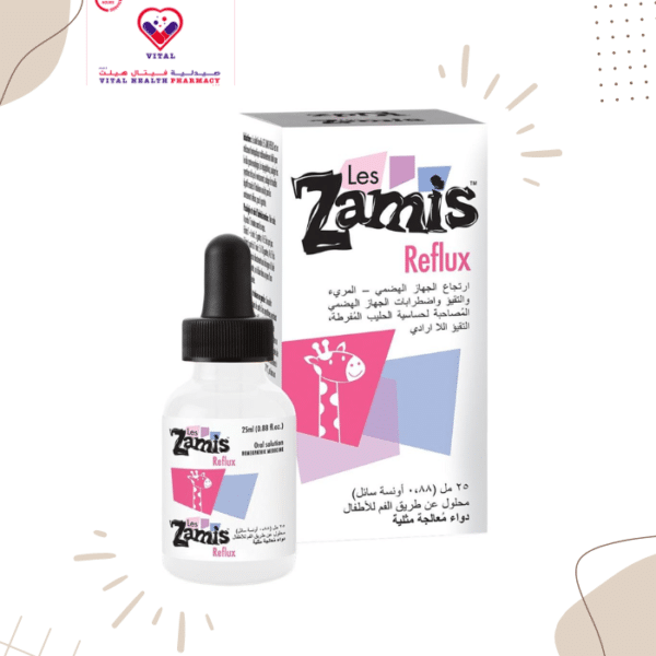 Zamis Reflux Syrup can be helpful because it relieves symptoms such as vomiting or intolerance to cow's milk. The natural composition of the syrup can be administered to babies from 1 month.