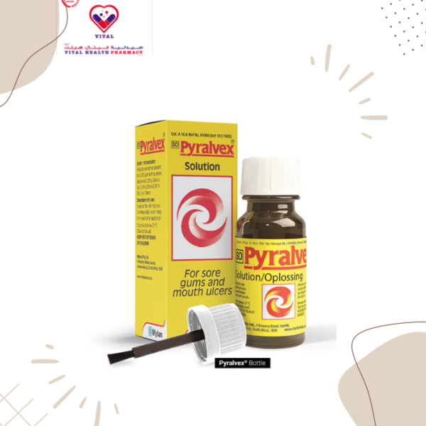 Pyralvex Solution is to be administered only to adults and children over 6 years of age due to its high alcohol content.