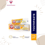 Get healthier, stronger and whiter teeth using Arm & Hammer toothpaste to care for tooth enamel. Ideal for daily dental care thanks to it containing liquid calcium to fill the surface of the teeth and restore their shine.