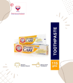 Get healthier, stronger and whiter teeth using Arm & Hammer toothpaste to care for tooth enamel. Ideal for daily dental care thanks to it containing liquid calcium to fill the surface of the teeth and restore their shine.
