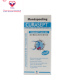 Curasept ADS 205 is a chlorhexidine Oral Rinse for plaque and caries. It is a longer use (than the other Curasept ADS) Oral Rinse containing both 0.05% chlorhexidine and 0.05% fluoride, coupled with the Anti Discolouration System.
