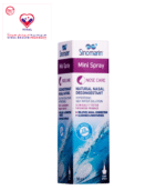 Sinomarin Nose Care Mini Spray relieves nasal congestion and pressure on blocked sinuses through the natural mechanism of osmosis. In addition, it hydrates and cleans the nasal passages.
