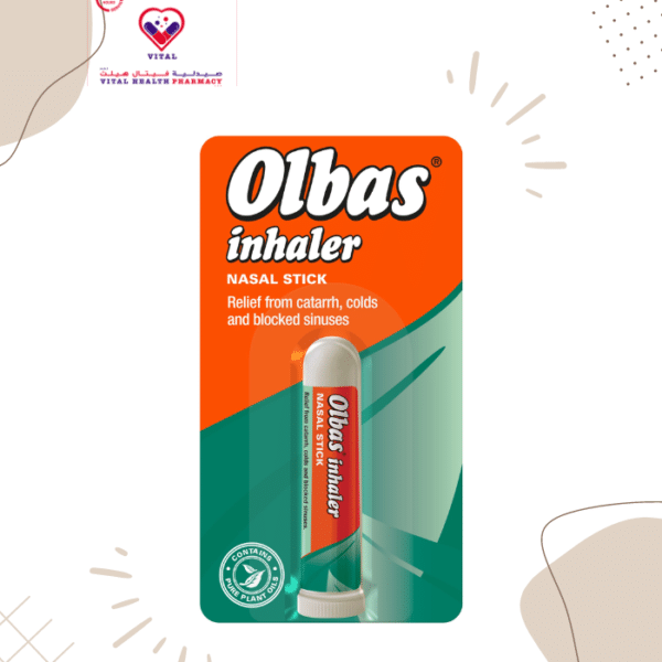 The handy little decongestant stick pops in a pocket or purse for instant Olbas congestion relief when it’s needed.