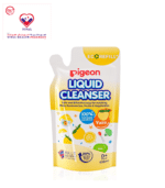 Made with 100% Food Grade ingredients, Pigeon Liquid Cleanser is the safe and effective way to wash baby bottles and accessories as well as fruits and vegetables.