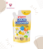 Made with 100% Food Grade ingredients, Pigeon Liquid Cleanser is the safe and effective way to wash baby bottles and accessories as well as fruits and vegetables.