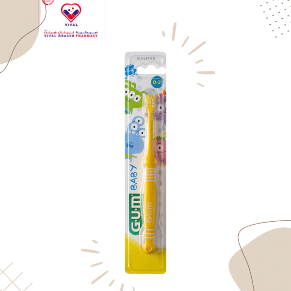 GUM Baby Yellow Soft Toothbrush (0-2 Years)