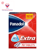 Panadol Extra with Optizorb is recommended for treatment of tough pain and fever such as: headache, migraine, rheumatic pain