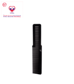 This compact pocket comb for men is ideal for home and travel. The different fine tooth divisions simply comb through the hair and ensure that the hairstyle is in place.