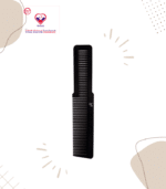 This compact pocket comb for men is ideal for home and travel. The different fine tooth divisions simply comb through the hair and ensure that the hairstyle is in place.