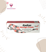 Radian massage cream is indicated for the symptomatic relief of muscular stiffness, sprain, fibrositis and similar rheumatic conditions.