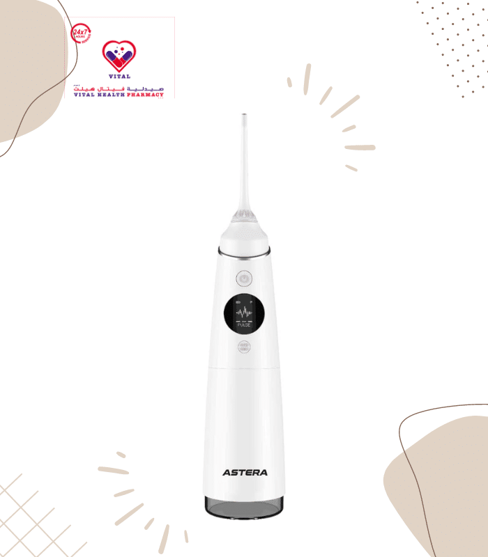 Brushing teeth alone will clean properly the oral cavity nor solve your oral problems, so the. ASTERA WATER FLOSSER removes plaque effectively 70% more the traditional floss and prevents gingivitis 52% more than the ordinary flossing routine.