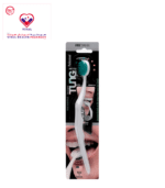 The Tung Brush with Cap is a premium oral hygiene tool designed for efficient and effective tongue cleaning. The brush features a large, flat head with soft, dense bristles that reach deep into the tongue's crevices to remove bacteria, debris, and other harmful substances that cause bad breath and oral health issues.