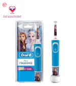The Oral-B Kids electric toothbrush for ages 3+ gives kids the fun of Disney Frozen with the gentle, effective clean of a dentist-recommended Oral-B toothbrush.