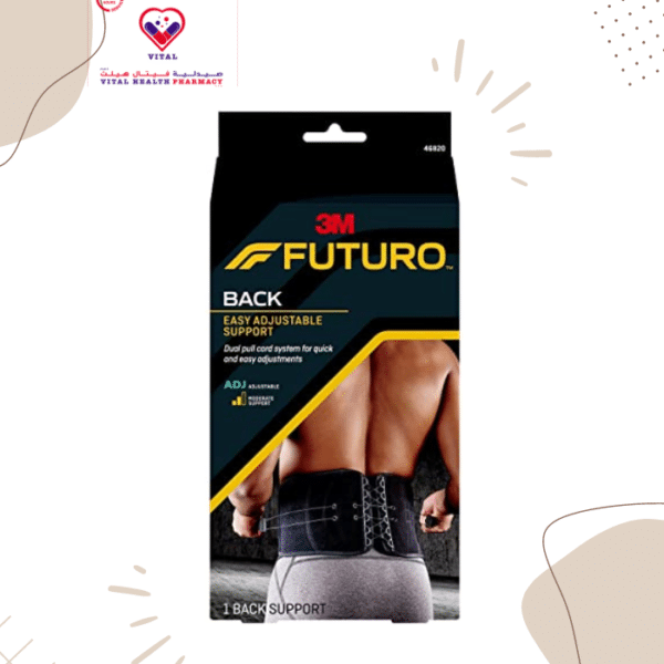 Designed to make daily chores effortless, this back support brace, with contoured design, provides customisable compression for optimal lower back support.