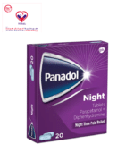 Panadol Night Tablets are specially formulated to provide fast and effective relief of bed time pain including headaches, backache, rheumatic pains and muscle pains, period pains and toothache which is causing difficulty in getting to sleep.